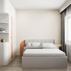 giuong tu go cong nghiep mdf mau trang td0202