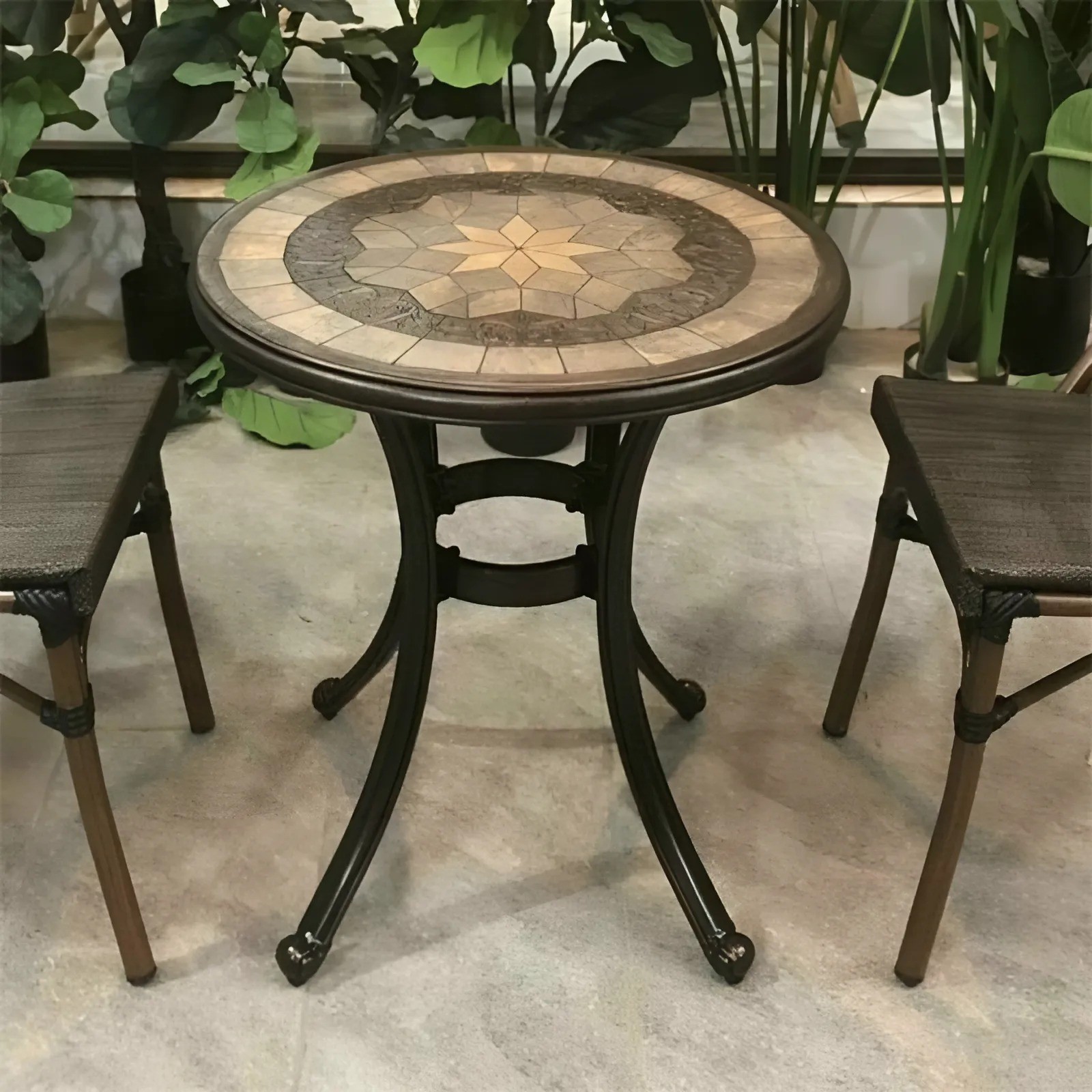 ban cafe hoa tiet dung cho san vuon ck1002