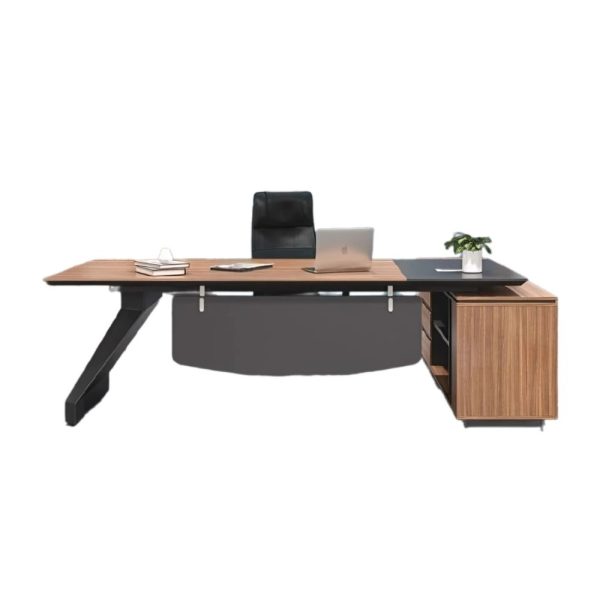 Bàn Giám Đốc Gỗ Công Nghiệp MDF Phủ Melamine GDTD09