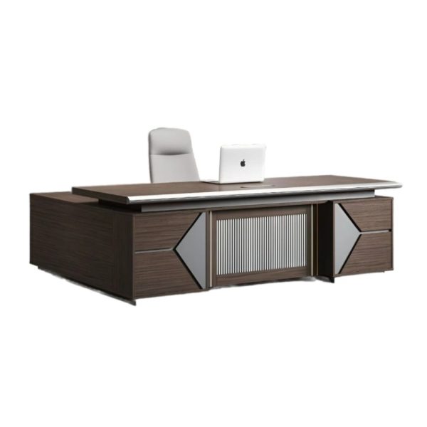 Bàn Giám Đốc Gỗ Công Nghiệp Phủ Melamine GDTD08