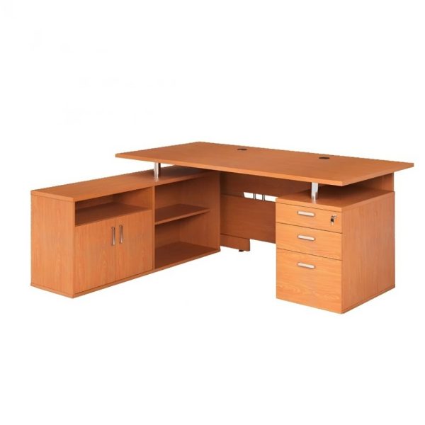 Bàn Giám Đốc Gỗ MDF Cốt Xanh Chống Ẩm GDTD05