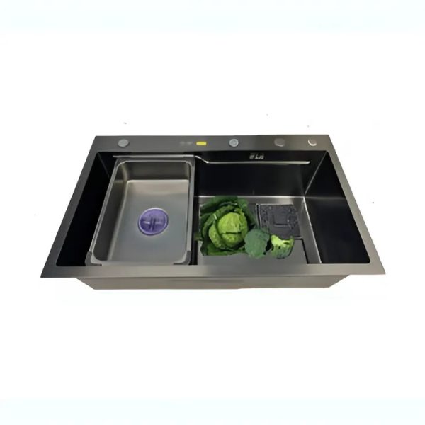 CHẬU RỬA 1 HỐ FANDI - HM7846 NANO ĐEN