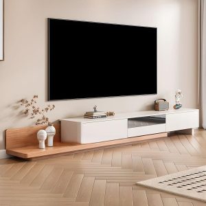 ke tivi go cong nghiep mdf thiet ke doc dao tv1003