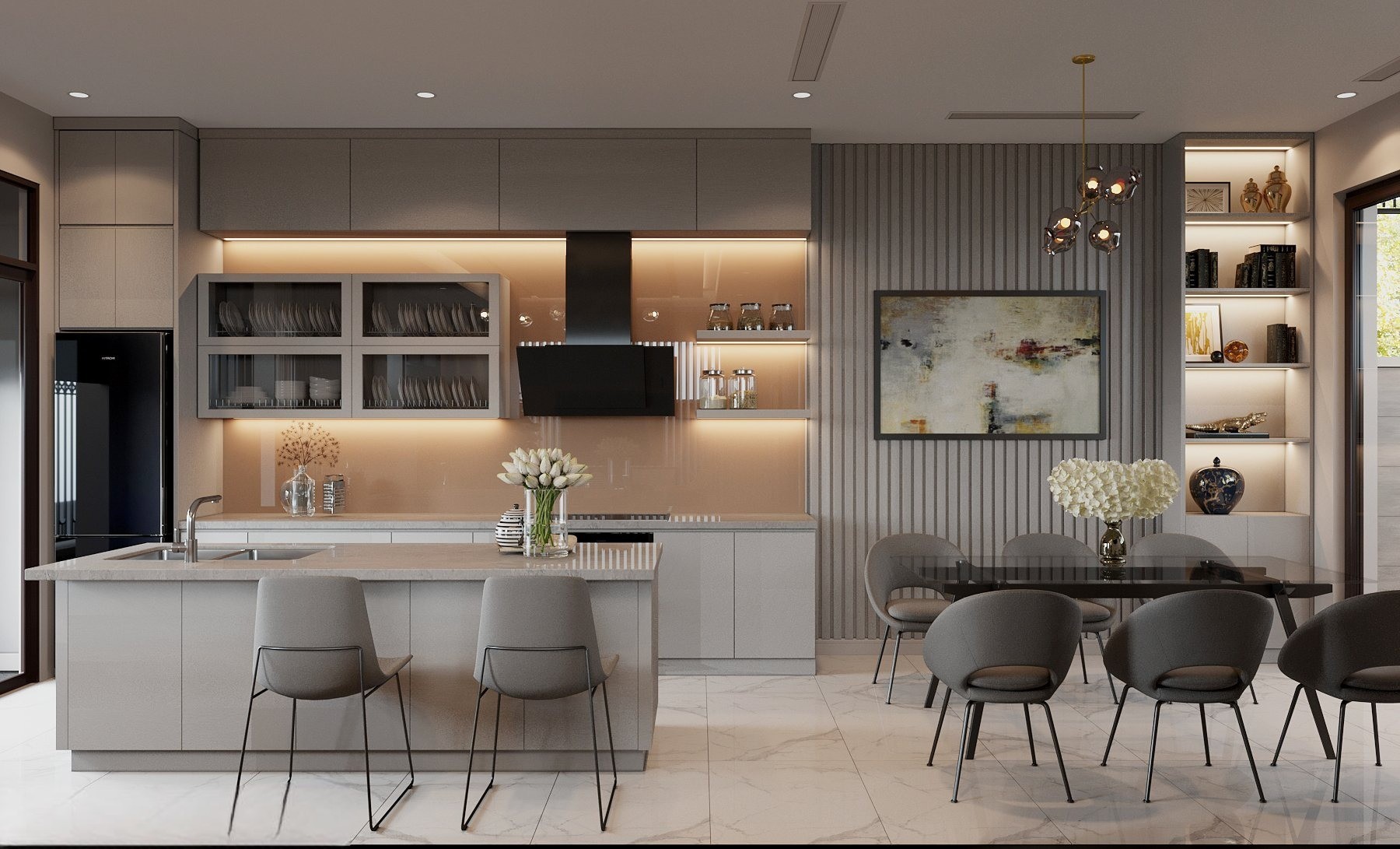 thiet ke noi that biet thu vinhomes ocean park hung yen14