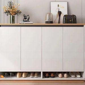 tu giay dep go mdf mau trang phoi van go hien dai tg0902