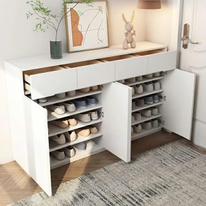 tu giay dep go mdf mau trang thanh lich hien dai tg0701