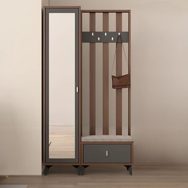 Tủ Giày Dép Gỗ MDF Tích Ghế Ngồi Thông Minh - TG03