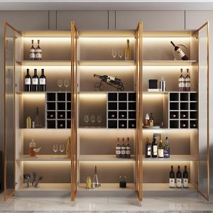 tu ruou go mdf canh kinh co den led cao cap hien dai tr0902