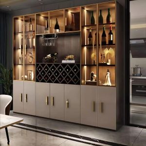 tu ruou go mdf phoi kinh ket hop den led sang trong tr1904