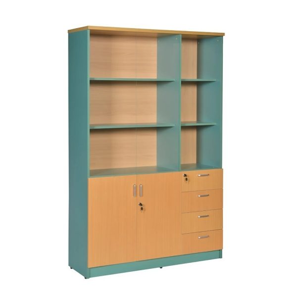 Tủ Tài Liệu Gỗ MDF Cốt Xanh Chống Ẩm TLTD09