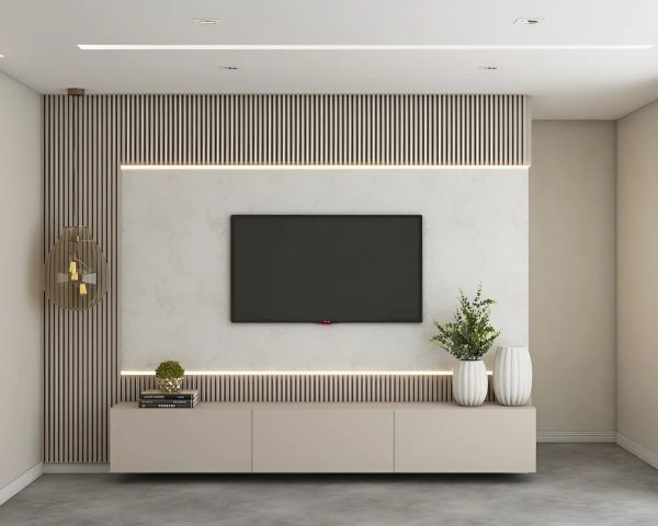 Vách Tivi Thiết Kế Sang Trọng - VT16
