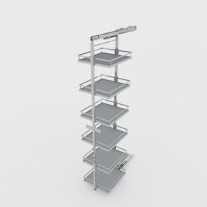 Giá gia vị inox 304 lọ gia vị tủ cao Kara pull