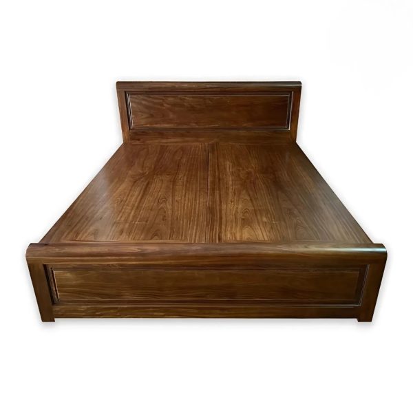 Giường Ngủ Gỗ Tự Nhiên Mặt Hương Xám 1m8x2m GNTD29