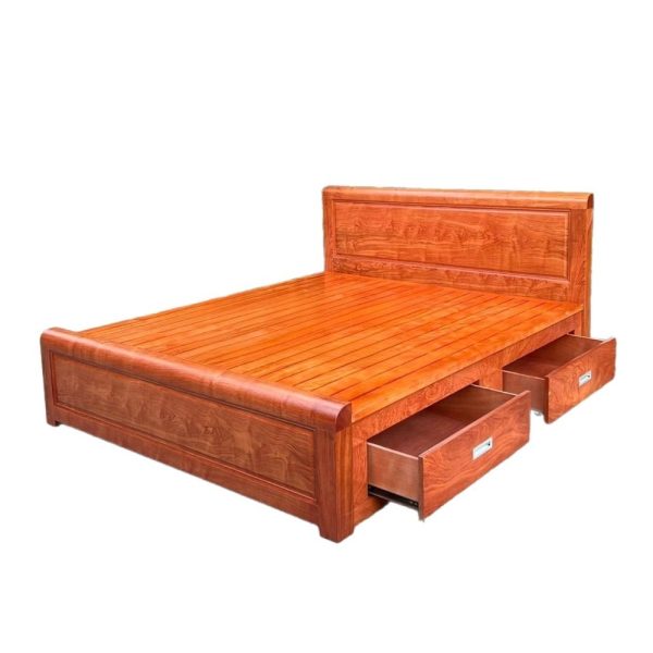 Giường Ngủ Mặt Gỗ Hương Xám GNTD36