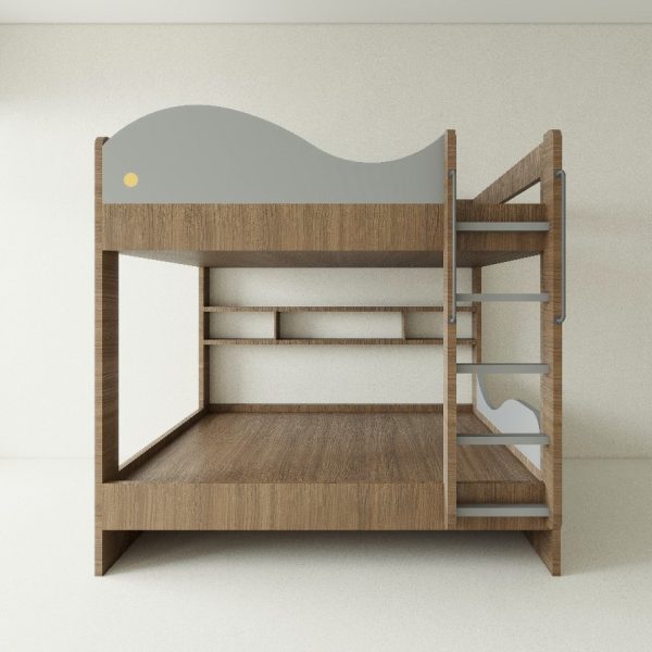Giường tầng gỗ MDF đơn giản GTTD03