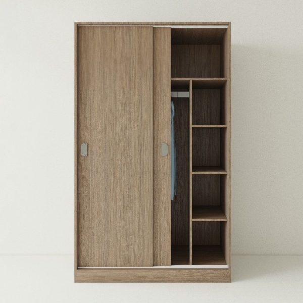 Tủ Quần Áo Gỗ Công Nghiệp Cánh Lùa TATD01