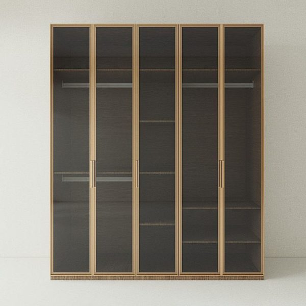 Tủ Quần Áo Gỗ MDF Cánh Kính TATD04