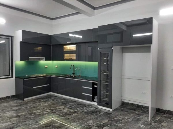 Tủ bếp Nhựa Picomat Cánh Acrylic CN16